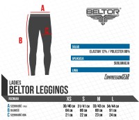 BELTOR Legginsy Damskie - I Can & I Will
