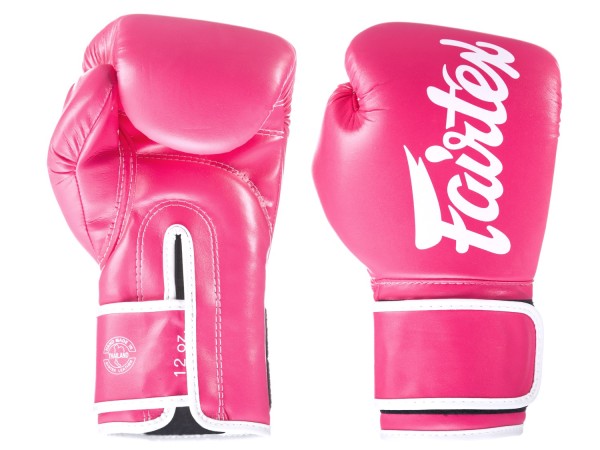 FAIRTEX Rękawice Bokserskie BGV14 Różowo-Białe