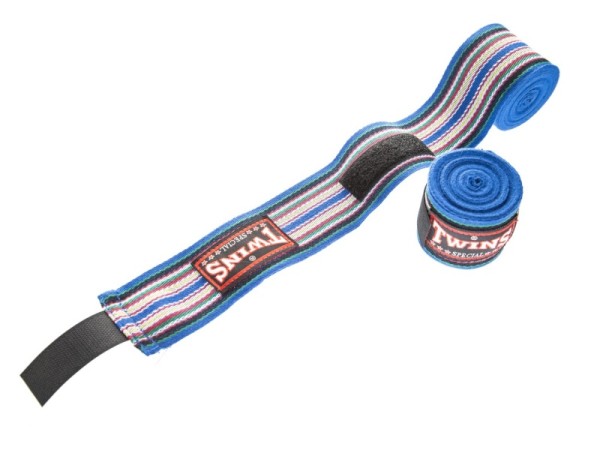 Owijki TWINS Bandaże Bokserskie CH-2 Niebieskie 5m (bawełniane)