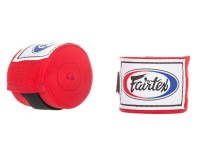 Owijki FAIRTEX Bandaże Bokserskie HW2 Czerwone 4,5m (elastyczne)