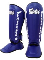 FAIRTEX Ochraniacze Piszczeli SP7 Twister Niebieskie (odpinana stopa)