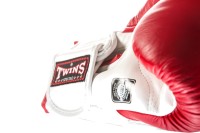 TWINS Rękawice Bokserskie BGVL-6 Czerwono-Białe