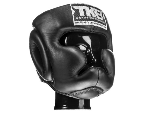 TOP KING Kask Bokserski Extra Coverage Czarny