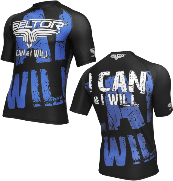 BELTOR Rashguard MMA 'I Can &amp; I Will'