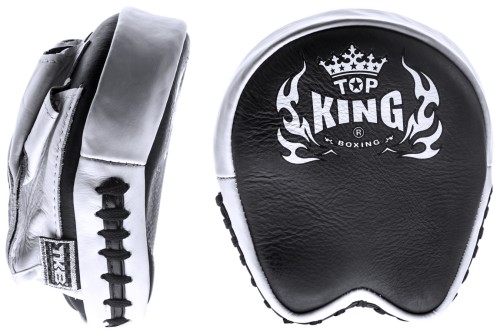 TOP KING Łapy Trenera Profilowane Małe TKFMP PROFESSIONAL Czarno-Białe