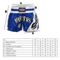 MASTERS Spodenki Muay Thai ST-12