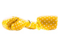 FAIRTEX Rękawice Bokserskie BGV14 Polka Dot Żółto-Białe