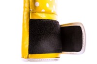 FAIRTEX Rękawice Bokserskie BGV14 Polka Dot Żółto-Białe