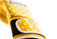 FAIRTEX Rękawice Bokserskie BGV14 Polka Dot Żółto-Białe