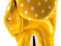 FAIRTEX Rękawice Bokserskie BGV14 Polka Dot Żółto-Białe