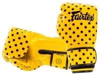 FAIRTEX Rękawice Bokserskie BGV14 Polka Dot Żółto-Czarne