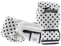 FAIRTEX Rękawice Bokserskie BGV14 Polka Dot Białe