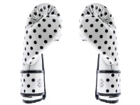 FAIRTEX Rękawice Bokserskie BGV14 Polka Dot Białe