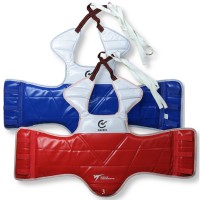 WACOKU Hogo Ochraniacz Tułowia do Karate / Taekwondo Dwustronny