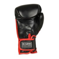 BUSHIDO Rękawice Bokserskie WRIST PROTECT 2 Czarno-Czerwone