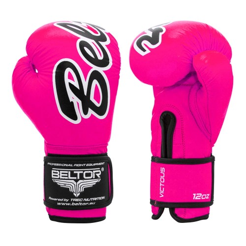 BELTOR Rękawice Bokserskie Victous Różowe