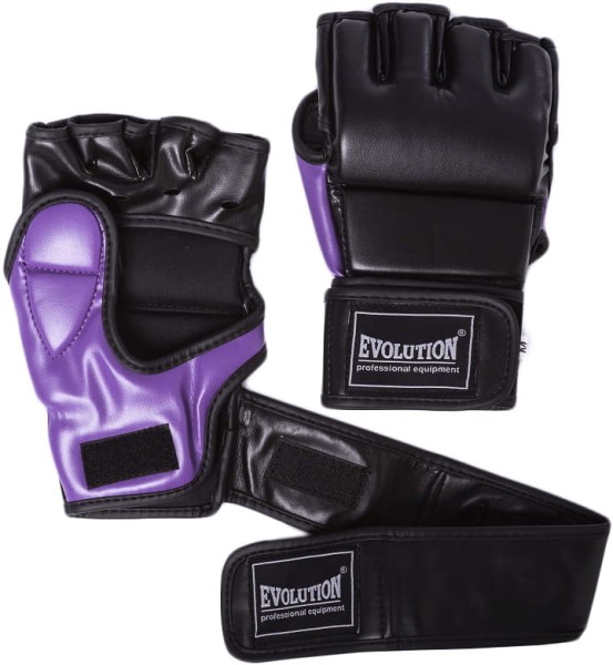 EVOLUTION Rękawice MMA Purple Fight