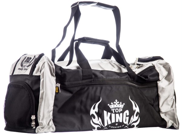 TOP KING Torba Treningowa do Sportów Walki TKGMB Czarno-Szara