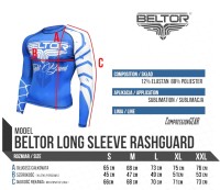 BELTOR Rashguard MMA Predator Czarno-Biały