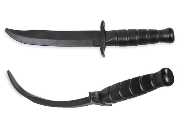 Nóż Gumowy Typu Combat (Miękki)