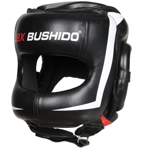 BUSHIDO Kask Bokserski Sparingowy z Osłoną Nosa