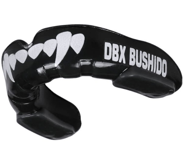 BUSHIDO Ochraniacz na Zęby Pojedynczy z Wzorem Kłów Czarno-Biały
