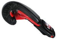 MASTERS Rękawice Bokserskie RBT-GEL Czarno-Czerwone