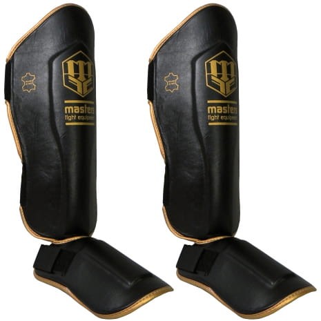 MASTERS Ochraniacze Piszczeli i Stopy NS-30 Czarno-Złote