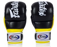 FAIRTEX Rękawice MMA / Krav Maga Sparingowe FGV18 Czarno-Żółte