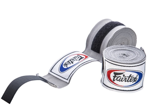 Owijki FAIRTEX Bandaże Bokserskie HW2 Szare 4,5m (elastyczne)