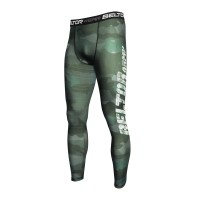 BELTOR Legginsy MMA Męskie Army