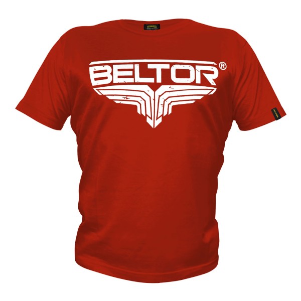 BELTOR T-shirt Fight  Brand Classic Czerwony
