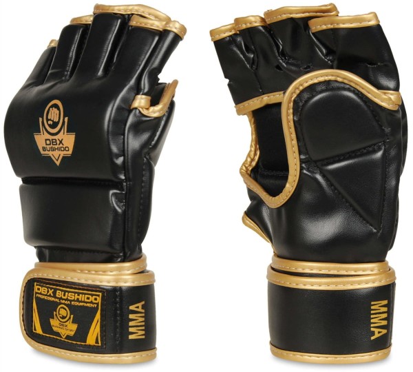 BUSHIDO Rękawice MMA E1V8 Czarno-Złote