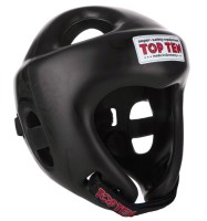 TOP TEN Kask Bokserski / Taekwondo Turniejowy KTT-1 COMPETITION FIGHT Czarny WAKO