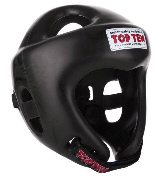 TOP TEN Kask Bokserski / Taekwondo Turniejowy KTT-1 COMPETITION Czarny WAKO