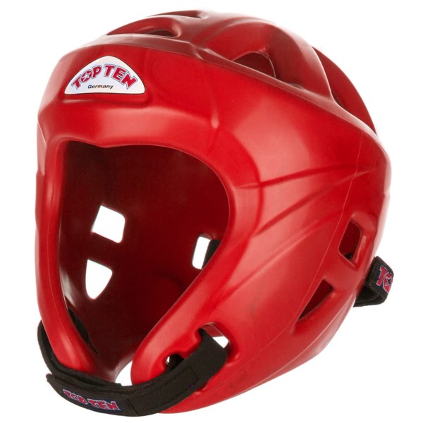 TOP TEN Kask Bokserski / Taekwondo Turniejowy KTT-2 AVANTGARDE Czerwony WAKO