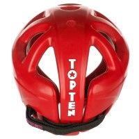 TOP TEN Kask Bokserski / Taekwondo Turniejowy KTT-2 AVANTGARDE Czerwony WAKO