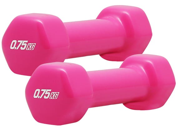 PLATINUM FITNESS Hantelki Żeliwne w Osłonie Winylowej 2x 0,75kg