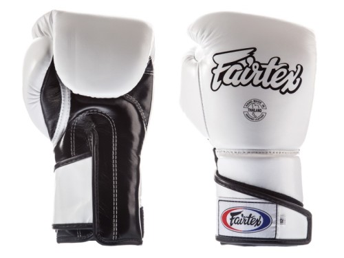 FAIRTEX Rękawice Bokserskie BGV6 Angular Sparring Biało-Czarne