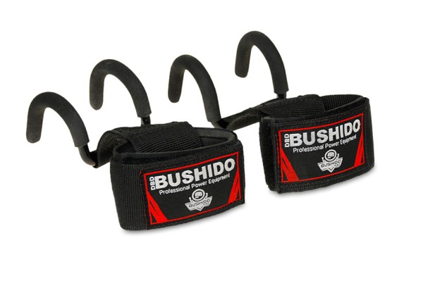 BUSHIDO Grip Strap - Komplet Haków Treningowych