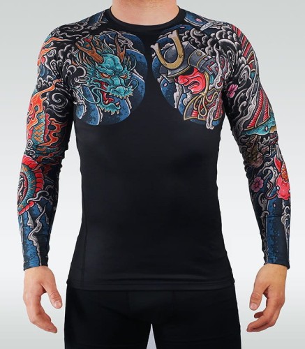 GROUND GAME Rashguard MMA Bushido 3.0 Długi Rękaw