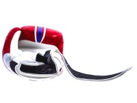 TOP KING Rękawice Bokserskie World Series Biało-Czerwone