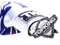 TOP KING Rękawice Bokserskie World Series Biało-Niebieskie