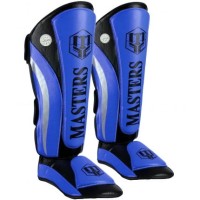 MASTERS Ochraniacze Piszczeli i Stopy NS-PU-FT Niebieskie WAKO