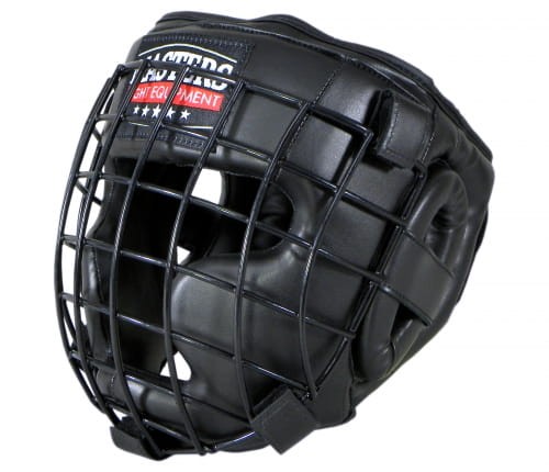 MASTERS Kask Karate / Krav Maga z Kratą Metalową KSS-4BPK Czarny