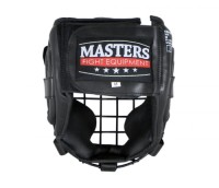 MASTERS Kask Karate / Krav Maga z Kratą Metalową KSS-4BPK Czarny