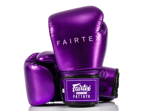 FAIRTEX Rękawice Bokserskie BGV22 Metallic Fioletowe