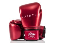 FAIRTEX Rękawice Bokserskie BGV22 Metallic Czerwone