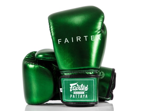 FAIRTEX Rękawice Bokserskie BGV22 Metallic Zielone