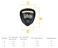 FAIRTEX Suspensor Ochraniacz Krocza Muay Thai Metalowy Czarny